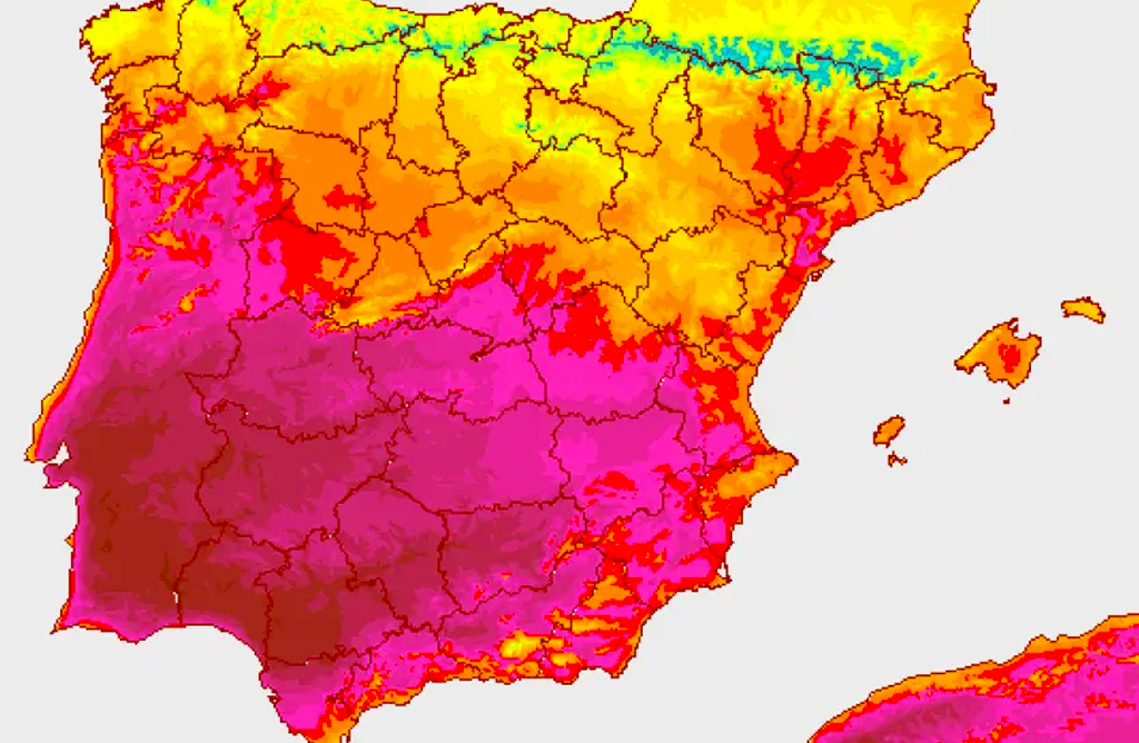 Se mantiene el aviso amarillo por altas temperaturas en la Regin este martes y mircoles
